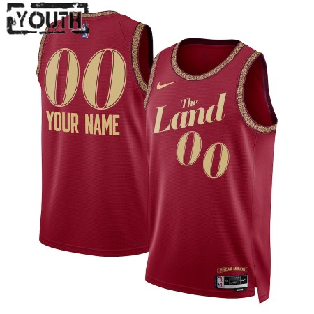 NBA Børn Trøje Cleveland Cavaliers Custom 2023-24 Nike City Edition Swingman